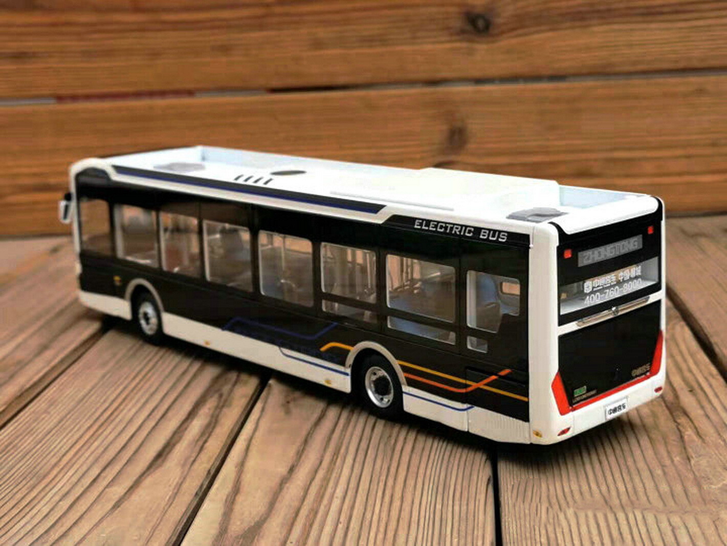 1/42 Scale Zhong Tong Bus LCK6126EVGRA1 Diecast Car Model Bus Toys Gifts NIB