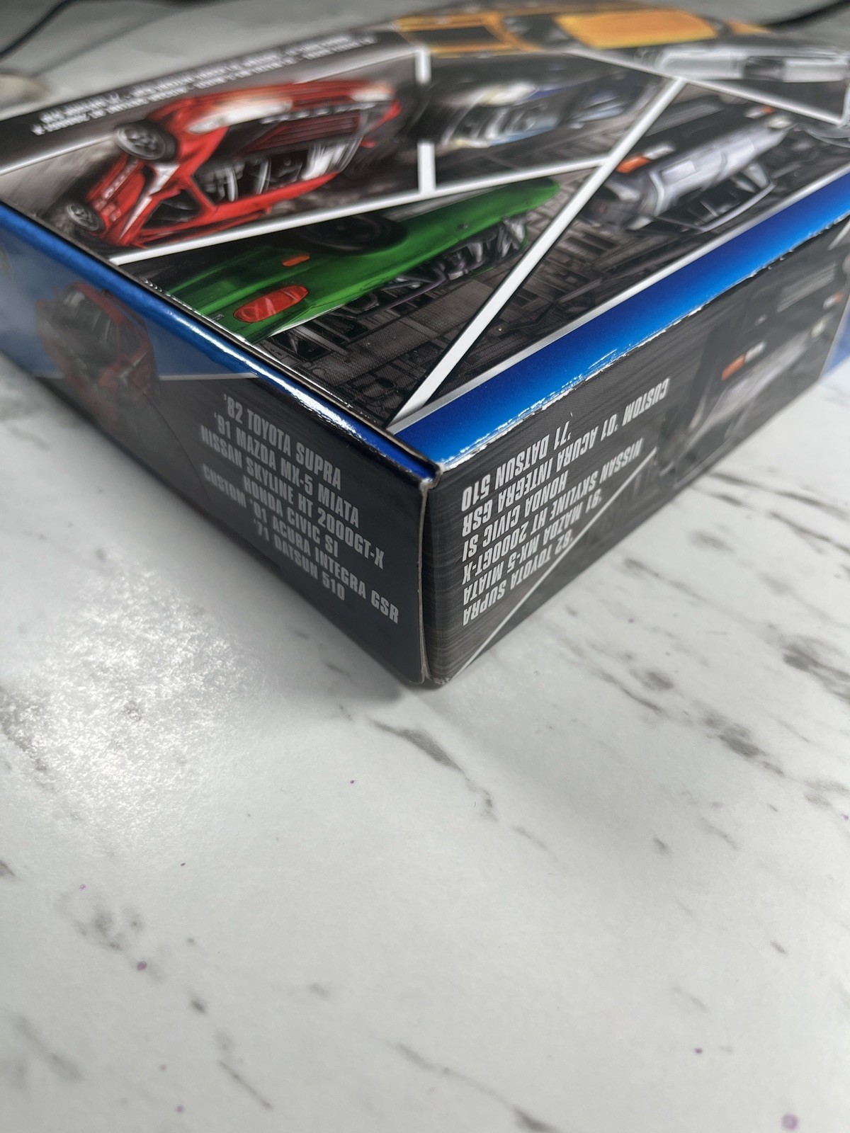 Hot Wheels Japanese Silver Series 6 Car Box Set Toyota Honda Nissan JDM Combine