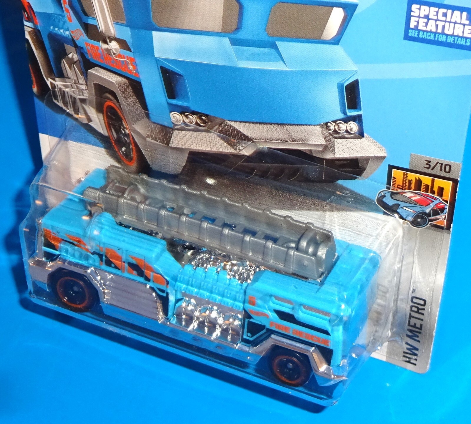 Hot Wheels 2024 HW Metro Series #125 5 Alarm Blue w/ 5SPs LET’S RACE