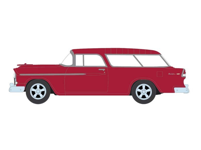1955 Chevrolet Nomad Custom Wagon Diecast 1:64 Scale Model – Greenlight 37330A