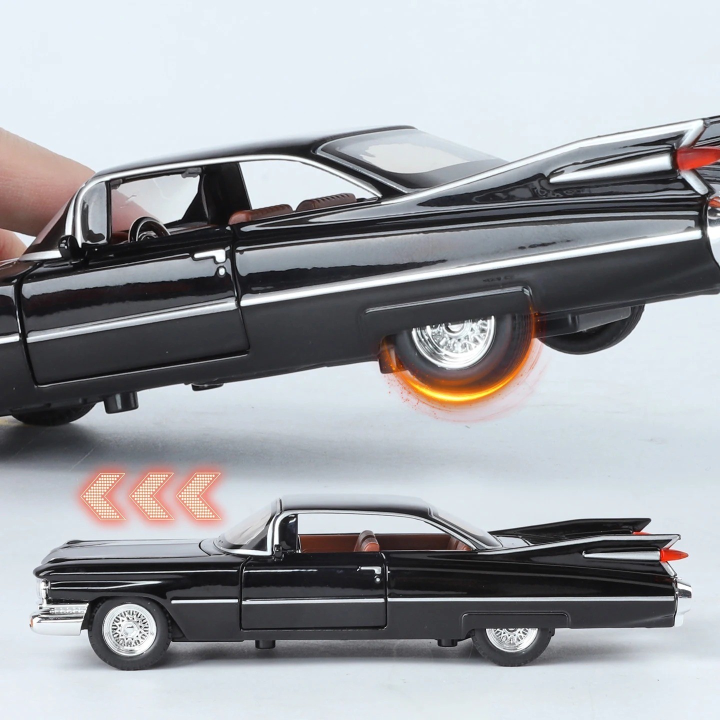 1:32 Cadillac Eldorado Biarritz Classic Retro Car Alloy Metal Diecast Model Car