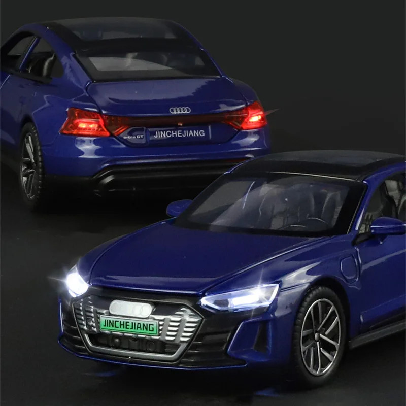1:32 Audi RS E-Tron GT Alloy Car Model Diecast Metal Toy Sound Light Kids Gift