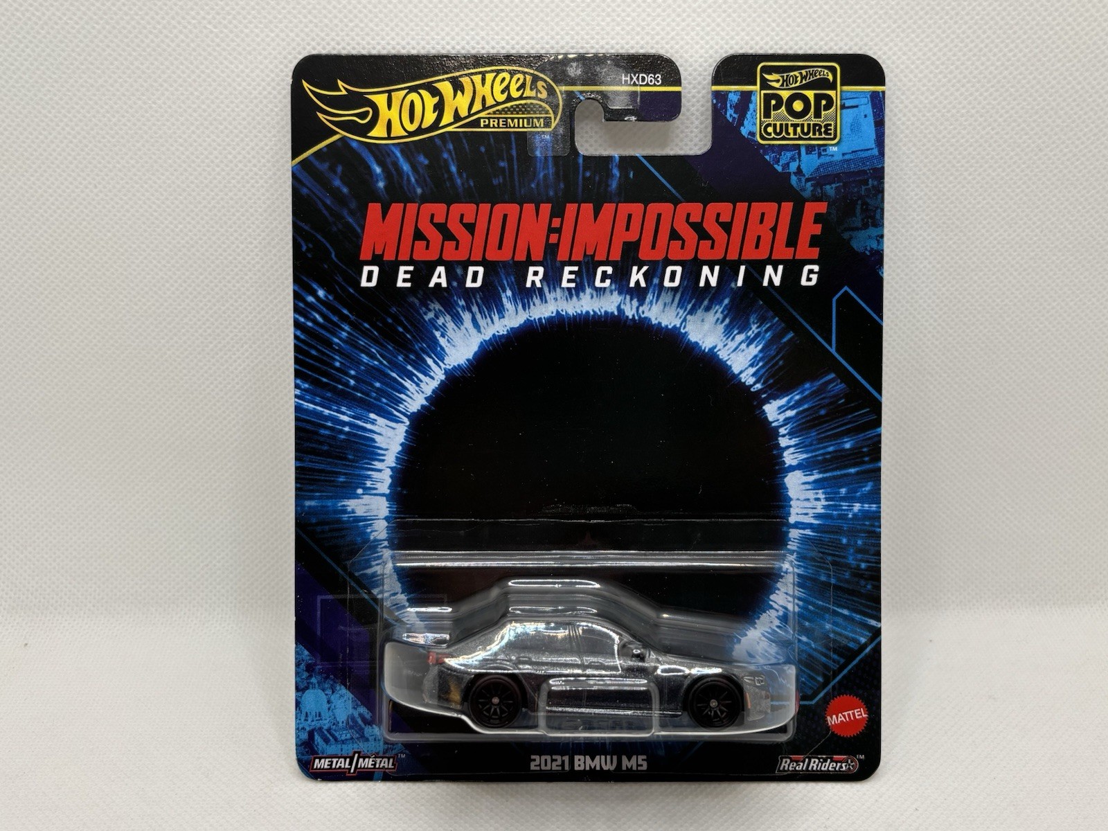Hot Wheels BMW M5 2021 Mission Impossible Dead Reckoning HXD63-956L 1/64 Scale