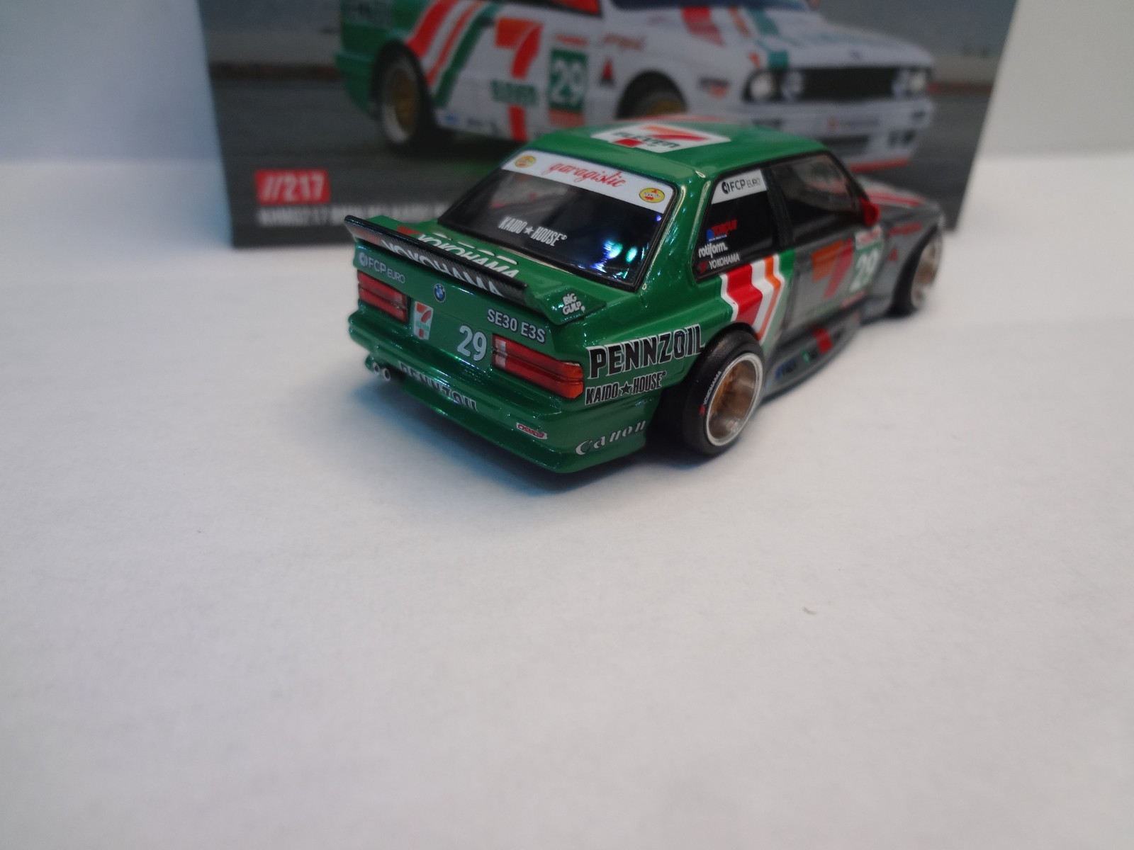 Mini GT Kaido House RAW CHASE BMW M3 Kaido Works Larry Chen V1 – USA Exclusive