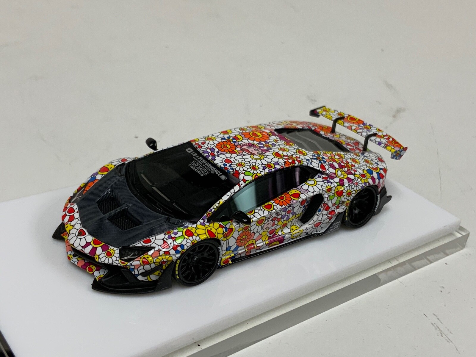 1/64 T&P Lamborghini Aventador 2.0 Liberty Walk LB Performance Sunflower 64-037
