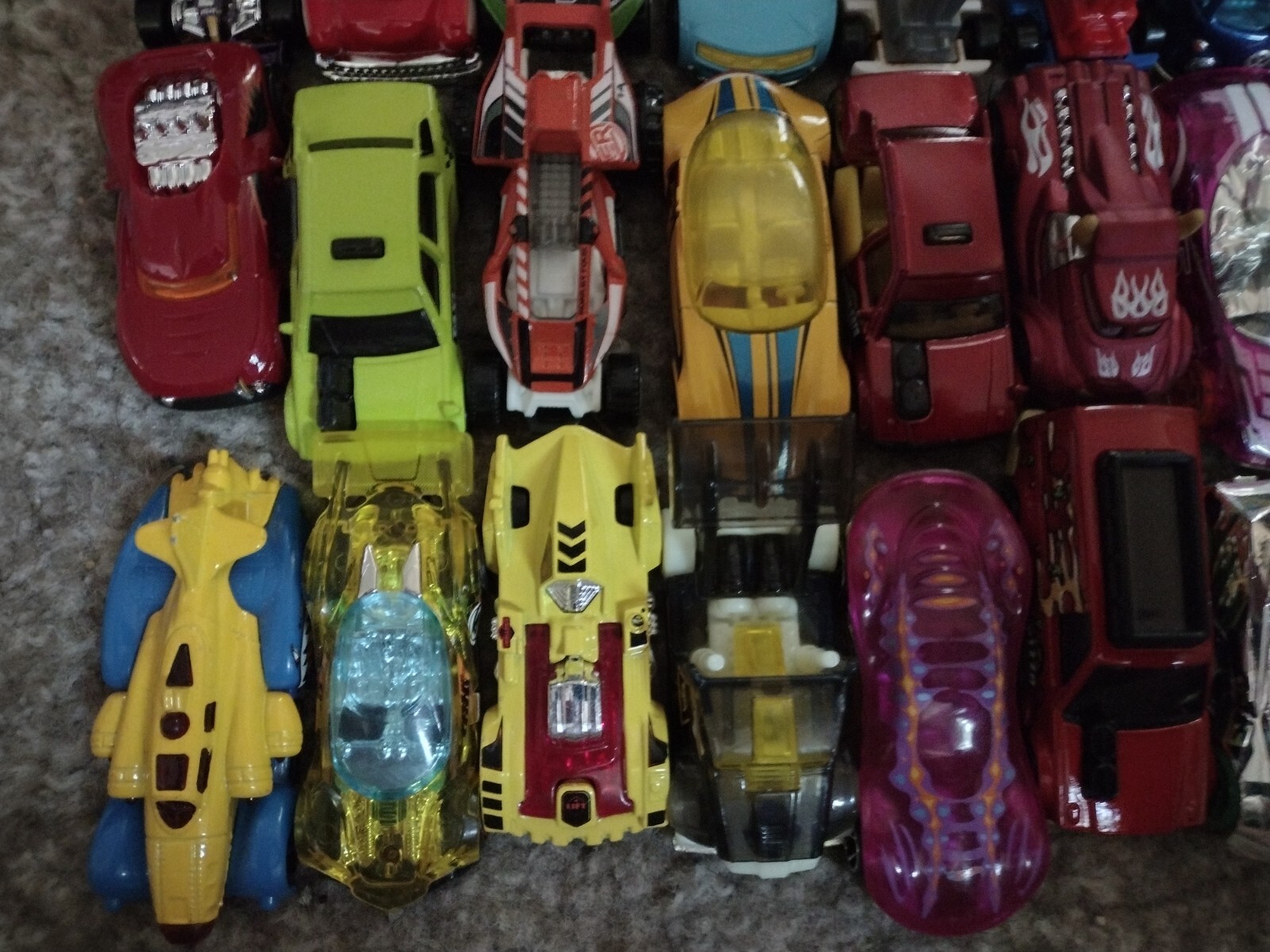 Hot Wheels Lot of 50 Die Cast Cars Toys Various Cars Racers