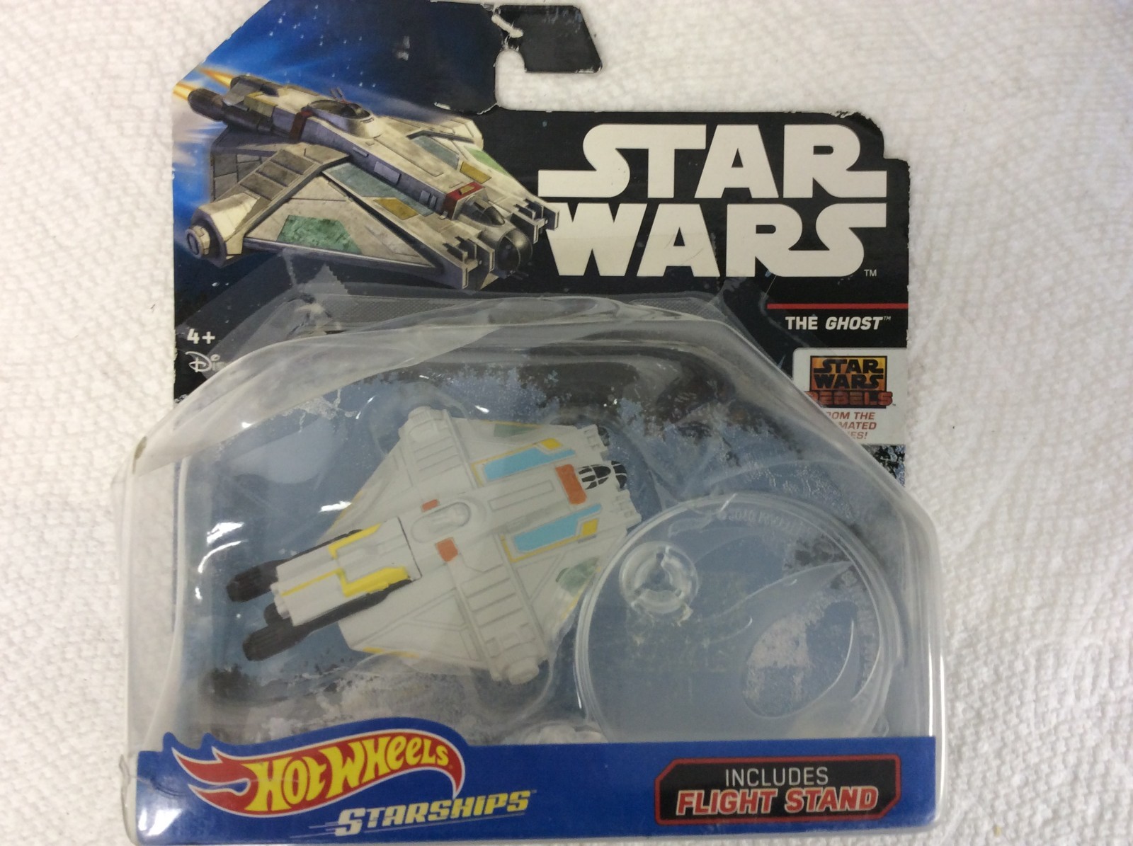 (3) Hot Wheels Star Wars Starships & (1) Diecast. (3 Are New Sealed, (1) Used