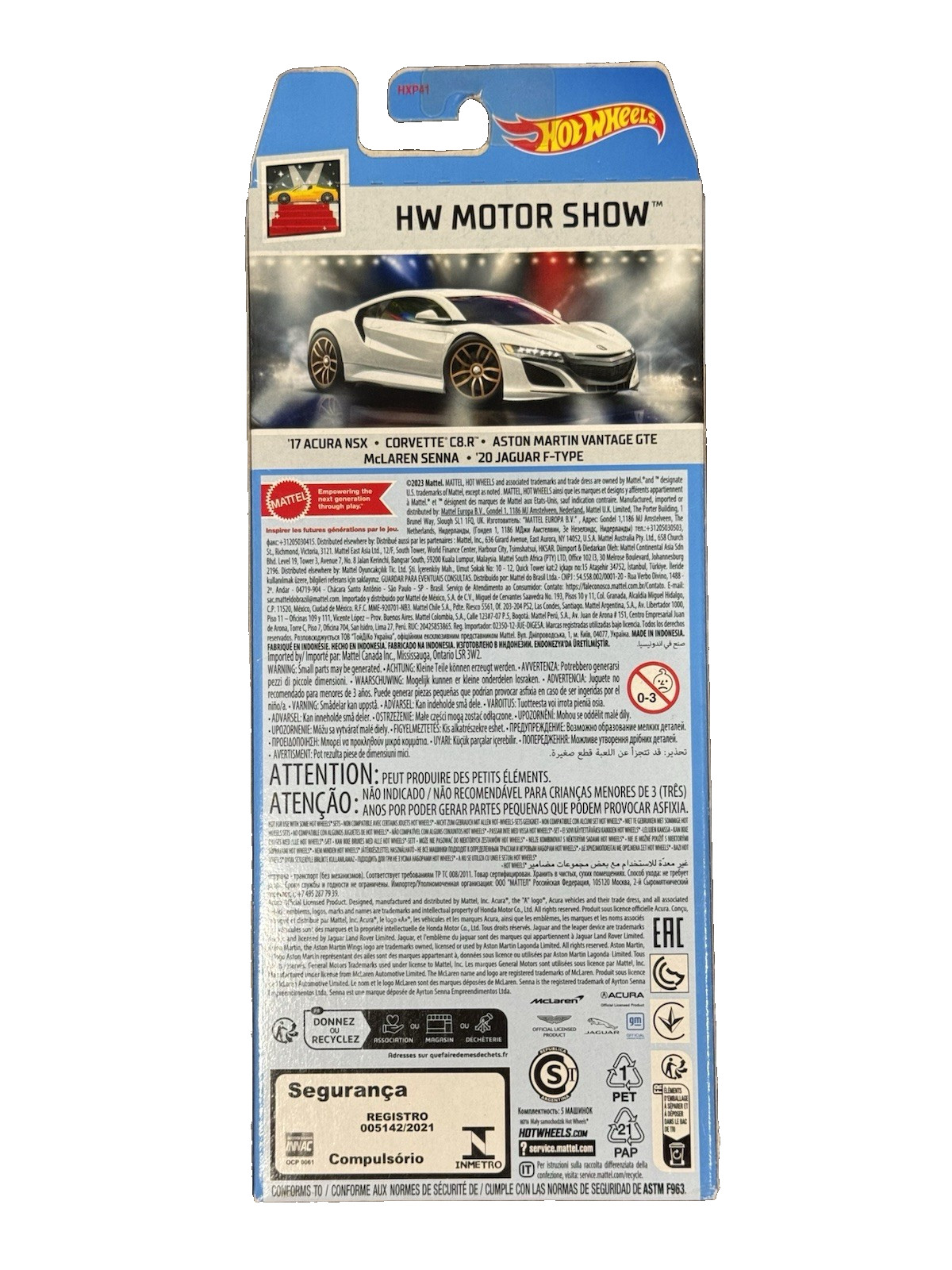 Hot Wheels 2023 Gift Pack of 5 Cars HW Motor Show – 1:64 Diecast Cars