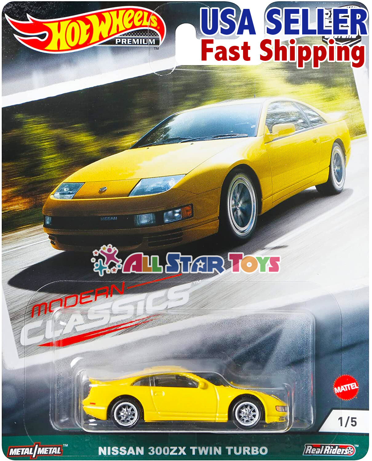 Hot Wheels 1:64 Nissan 300ZX Twin Turbo Car Culture Modern Classics 957G GRJ93