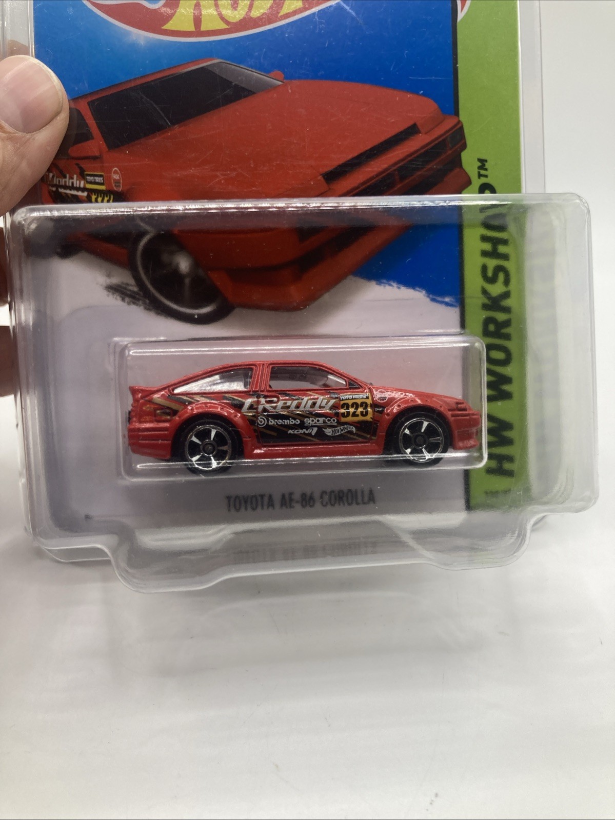 2015 Hot Wheels HW Workshop Toyota AE-86 Corolla Red Chrome Mc5 Variation Rare