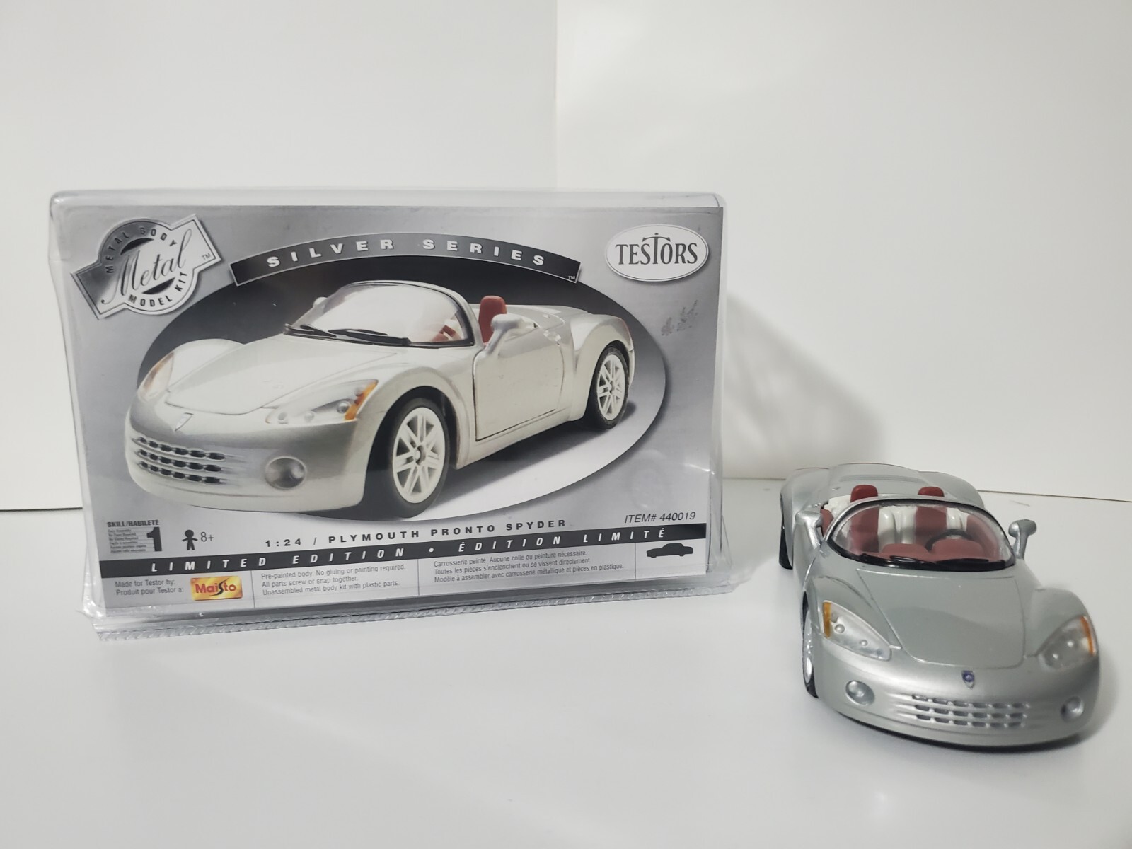 1-24 Testors Die Cast Metal Plymouth Pronto Spyder Convertible Build Super Nice