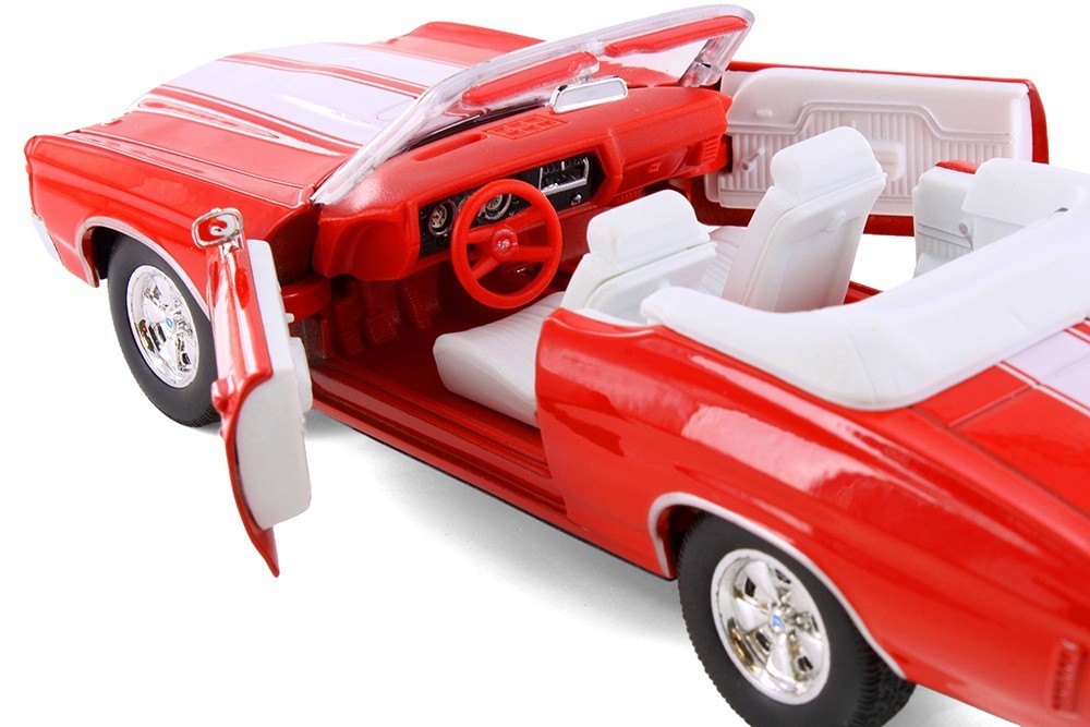 1971 Chevrolet Chevelle SS 454 1/24 Scale Diecast Model by Welly – RED