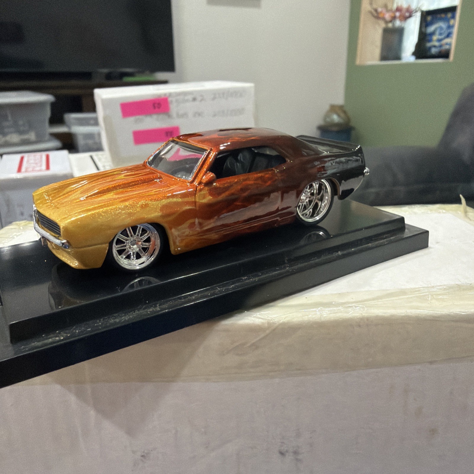 1/64 JADA BIGTIME CUSTOM PAINTED 1 OF 1 1969 CHEVY CAMARO MINT VERY SHARP