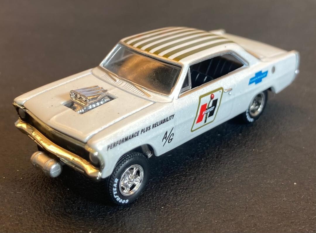 1967 CHEVY NOVA A/GAS BLOWN & INJECTED GASSER HURST NHRA DRAG RACING MIP