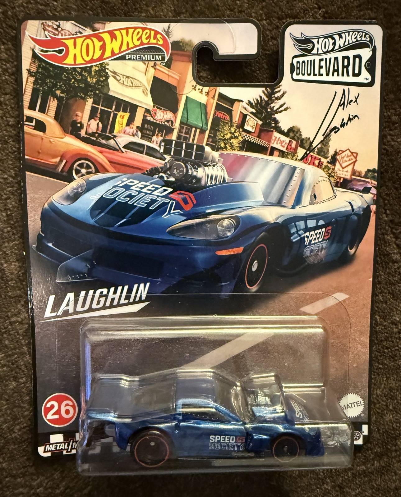 Hot Wheels 1:64 Corvette Z06 Drag Racer Diecast Car – GRL96