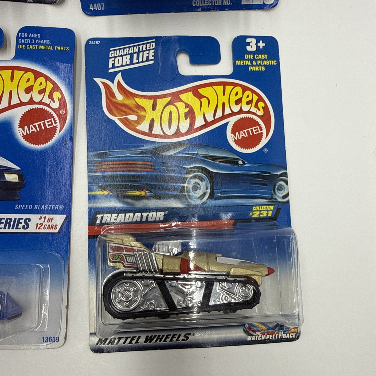 Hot Wheels 1990s New in box lot 6 Cars Mattel