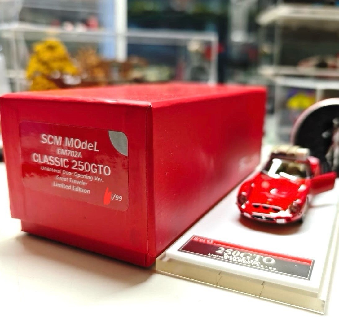 1/43 Factory Built Scm Ferrari 250 Gto Rosso Corsa Red eidolon make up – NO USA
