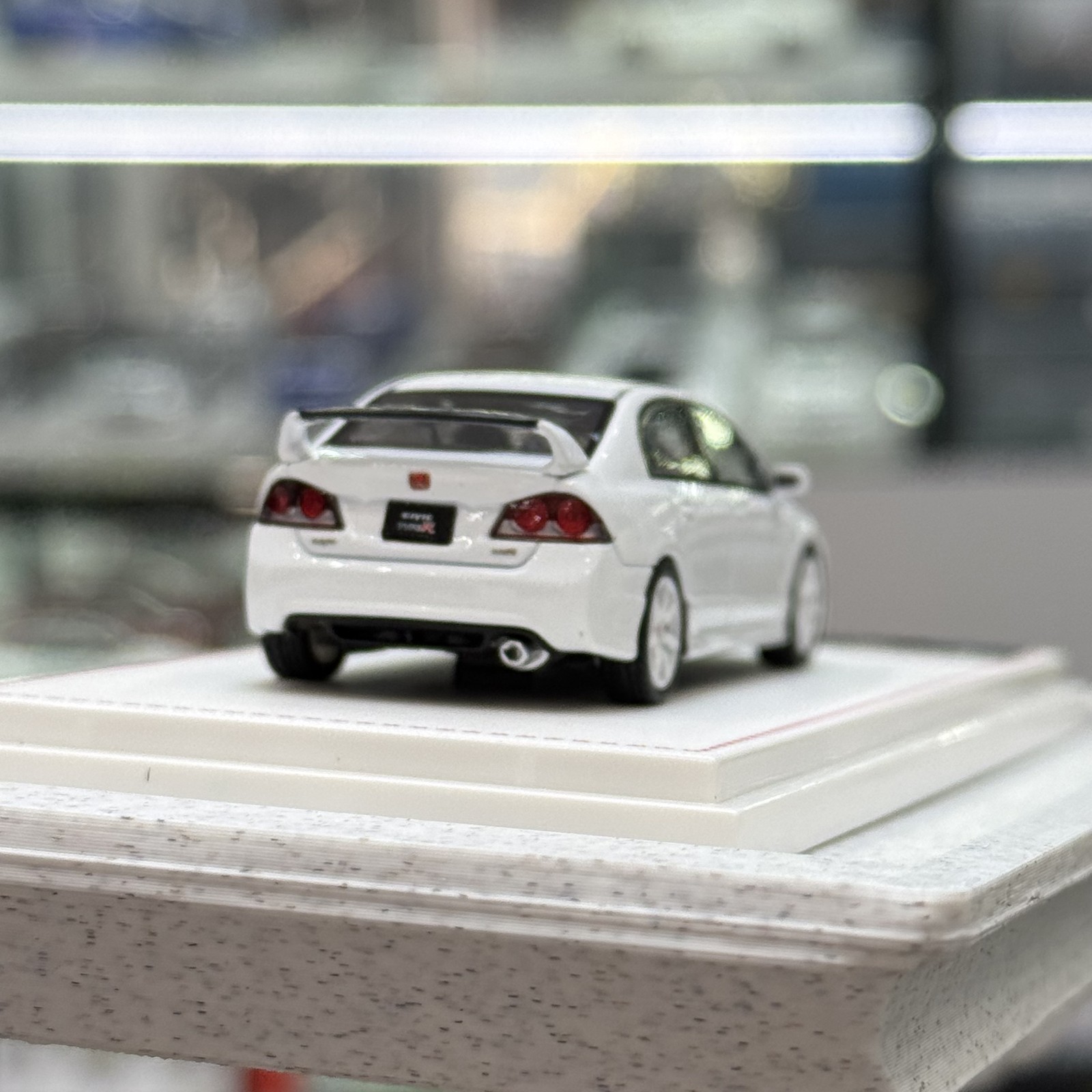 1:64 Civic Type R FD2 Openable Engine Hood Alloy Die-Cast Model