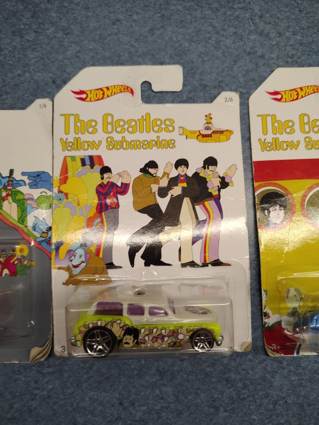 The Beatles Yellow Submarine Hot Wheels Lot