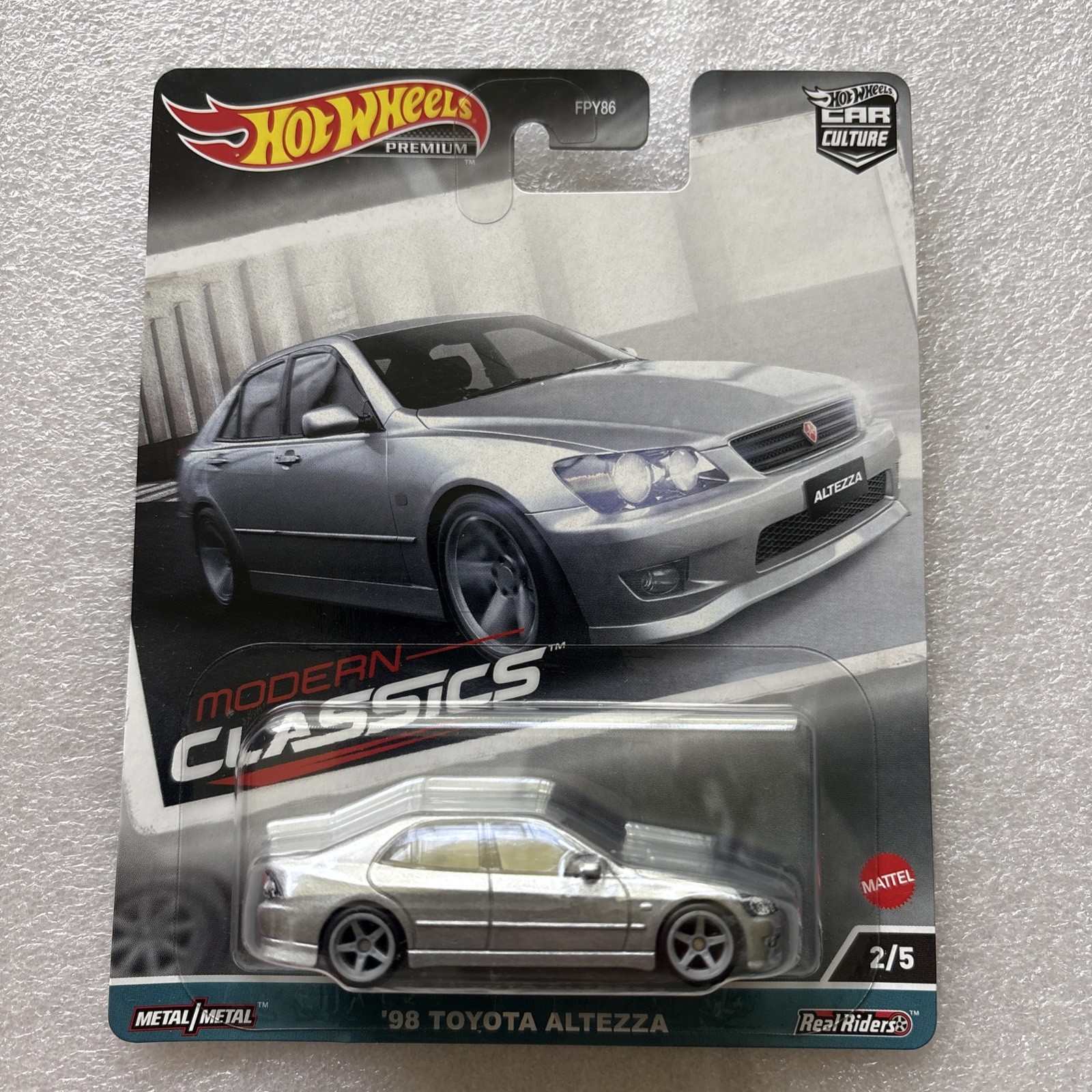 Hot Wheels 2023 Premium Car Culture Modern Classics ‘98 Toyota Altezza