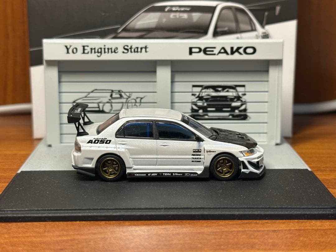 Yes Peako 1/64 Mitsubishi Lancer Evolution Ix Varis White
