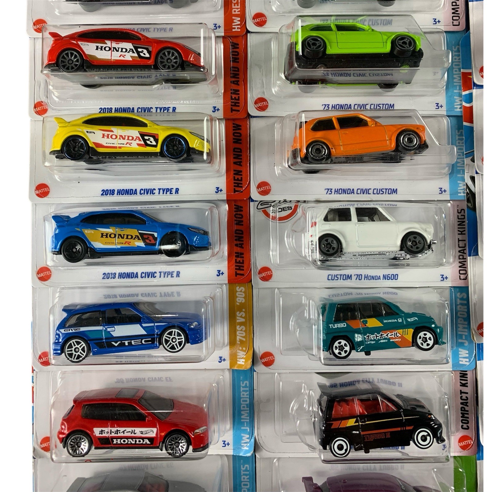 Hot Wheels BIG LOT of 50 Import Tuners Compacts Nissan Honda Acura Subaru Toyota