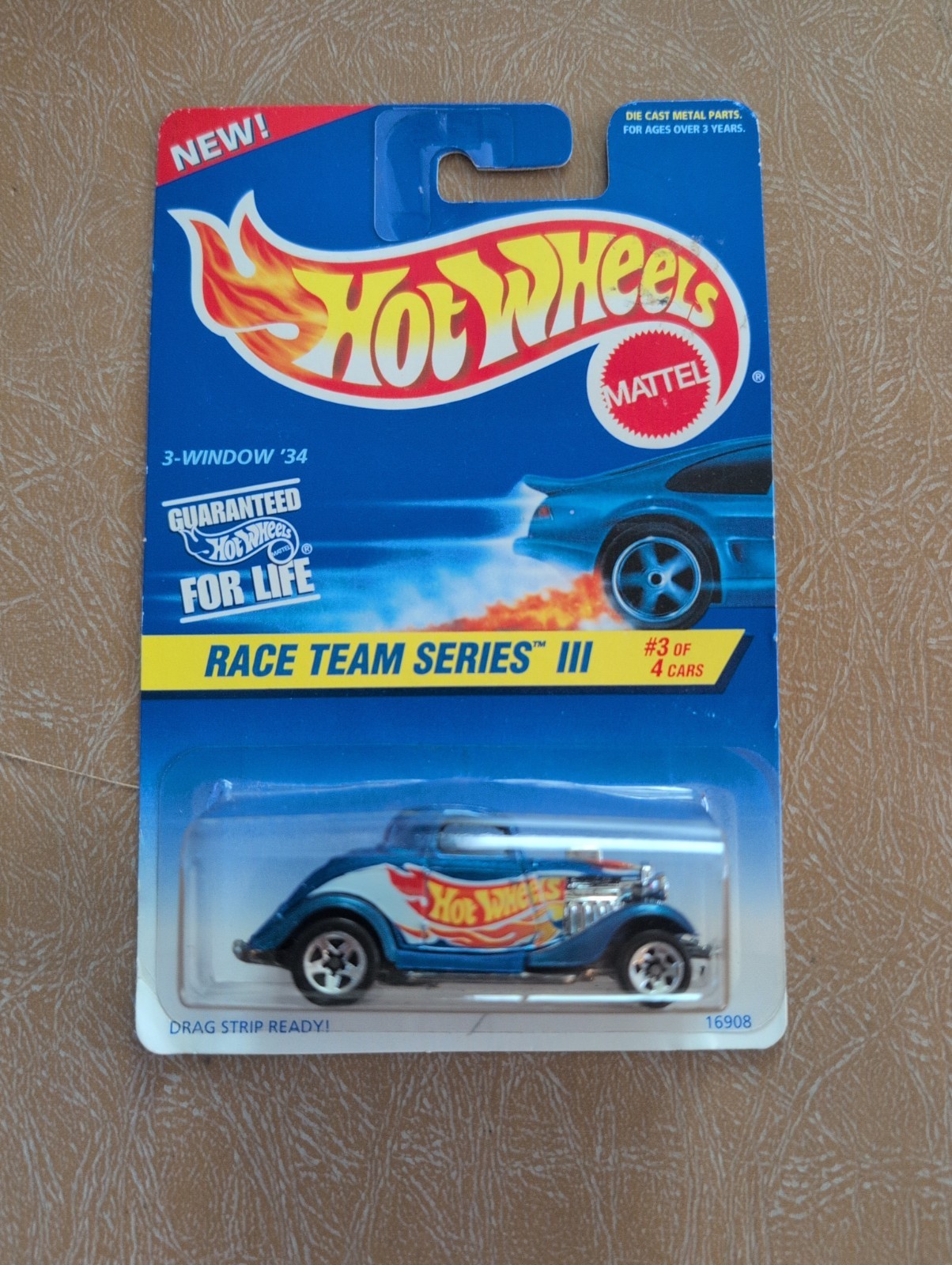 1996 Vintage Hot Wheels Race Team Series 3 Complete Set of 4 New Old Stock