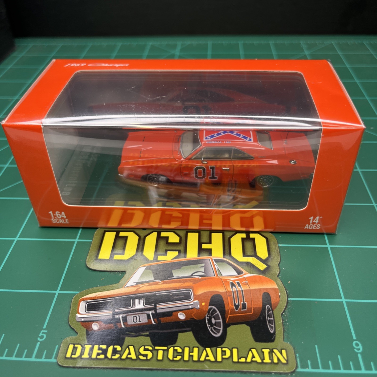 2026 Mini Forge 🔥 GENERAL LEE LIMITED EDITION 🔥 1969 Dodge Charger W/ Acrylic