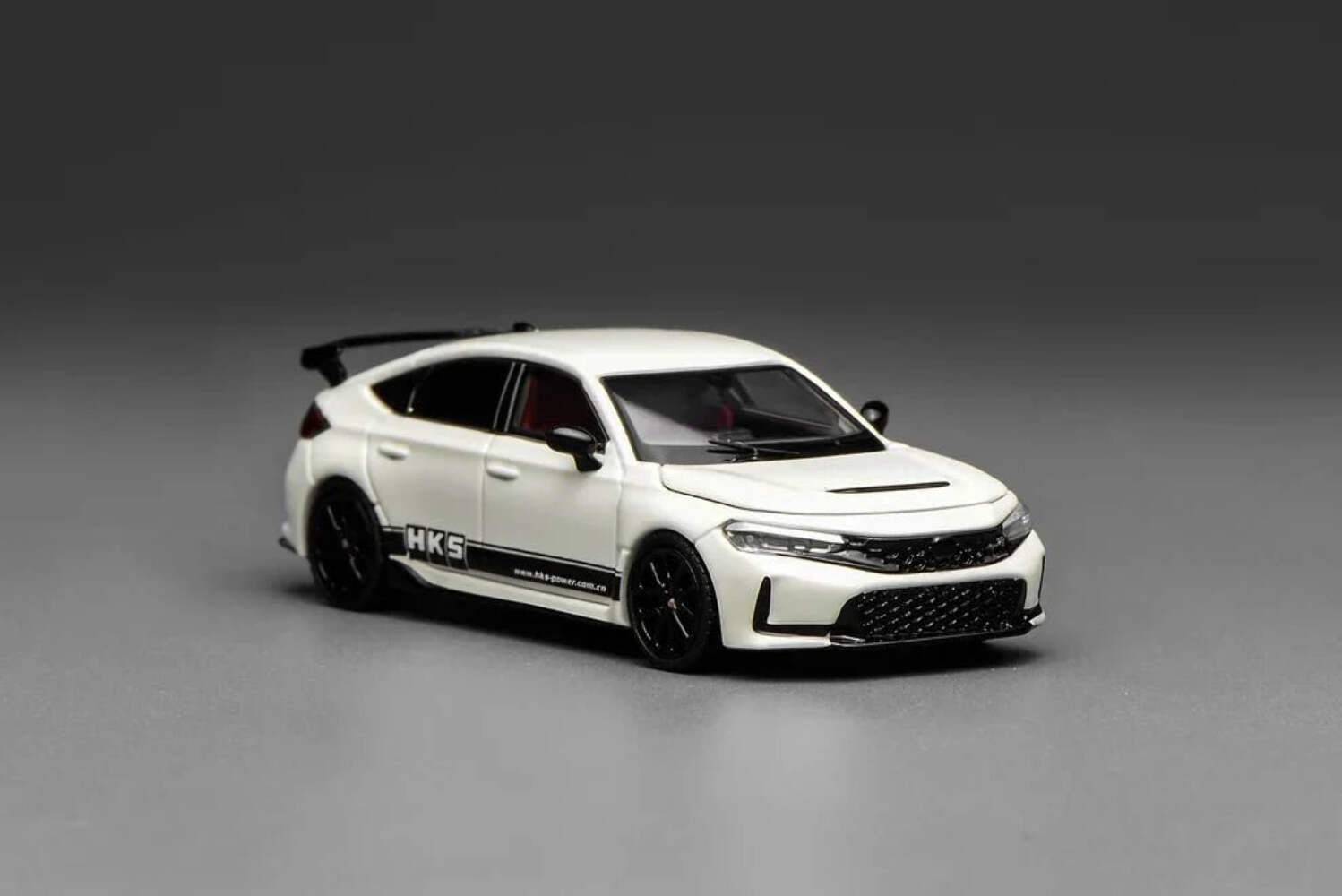 Motorhelix 1/64 Honda Civic Type R (FL5) HKS Championship White