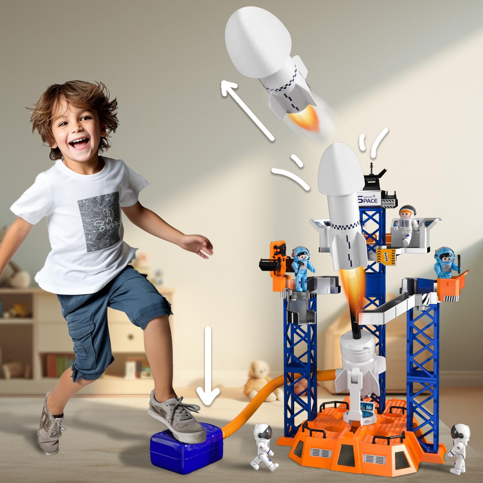 Ci Vetch Rocket Launcher Space Shuttle Toys For Kids Boys Age 3 4 5 6 7 8 9