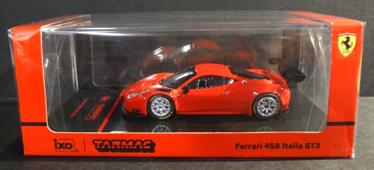 TARMAC WORKS x IXO – RED – FERRARI 458 ITALIA GT3
