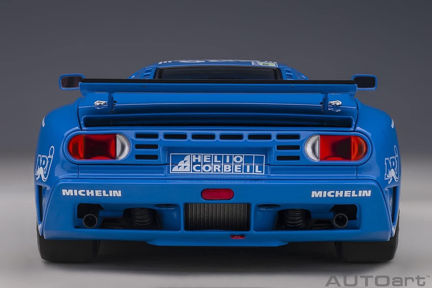 Rare Finished product AUTOart 1/18 Bugatti EB110 SS 1994 #34 Le Mans 24 JP 14005