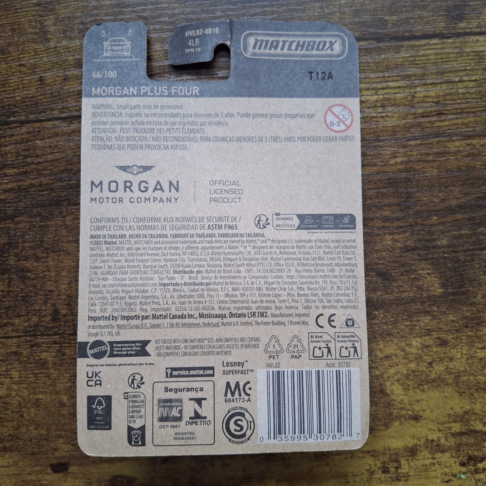 Matchbox Superfast Morgan Plus Four 1:64 Diecast Silver 2024 Unopened