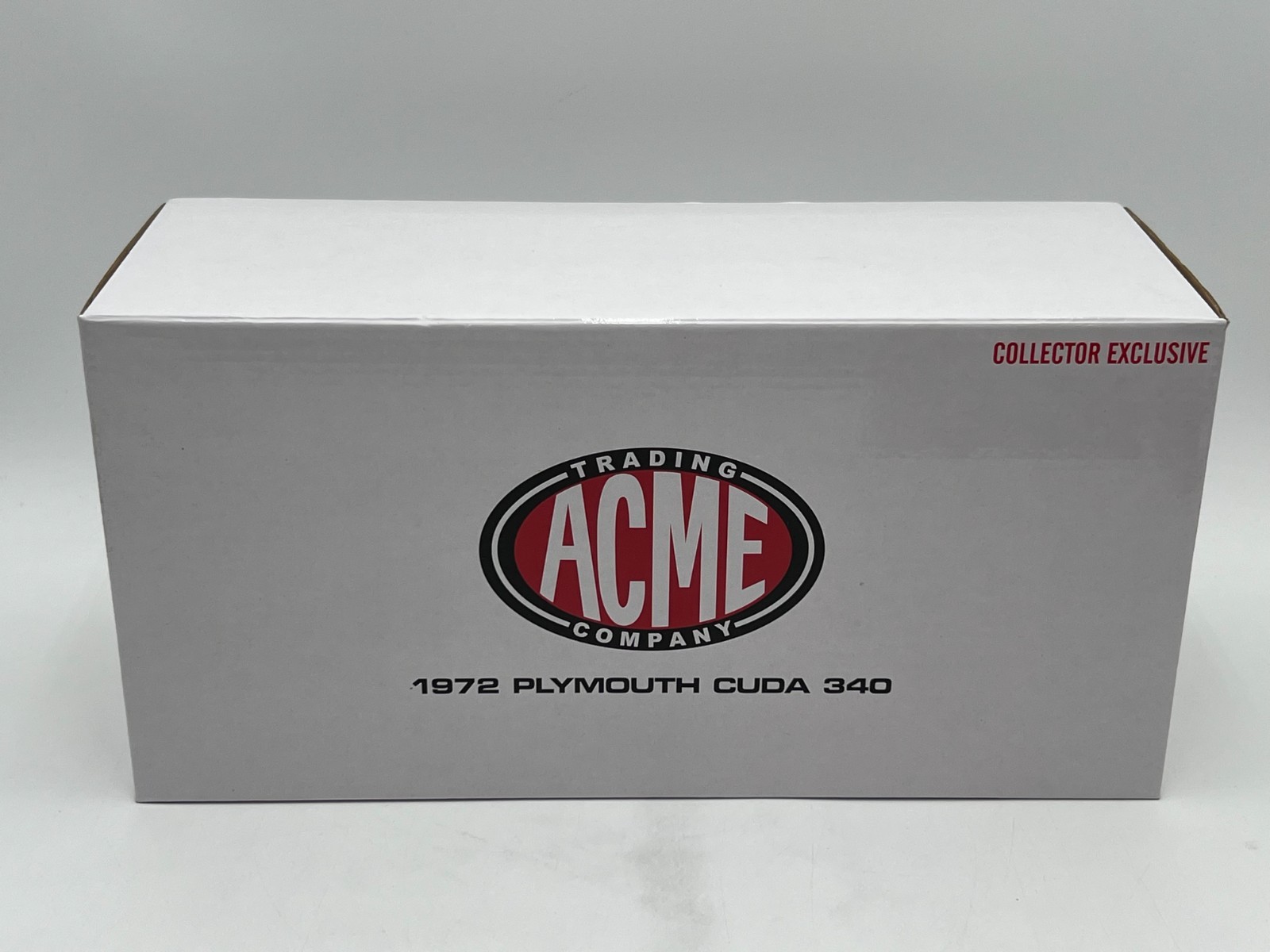 ACME EXCLUSIVE – 1:18 SCALE – 1972 Plymouth ‘Cuda 340 *SPARE MODEL* – A1806137HT