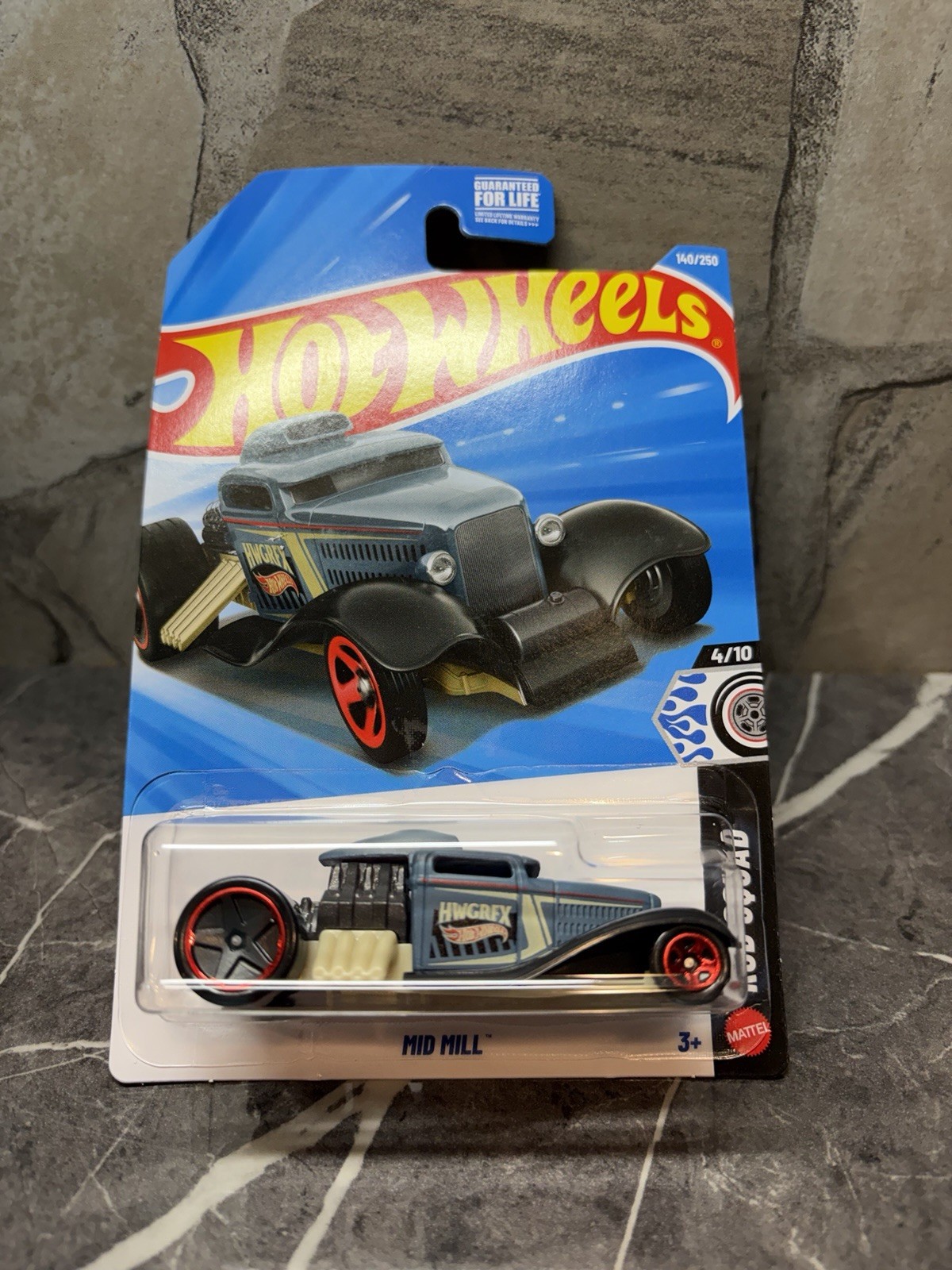🔥Hot Wheels Mid Mill Blue Black Red Diecast Car Unopened Box 1:64 Series🔥