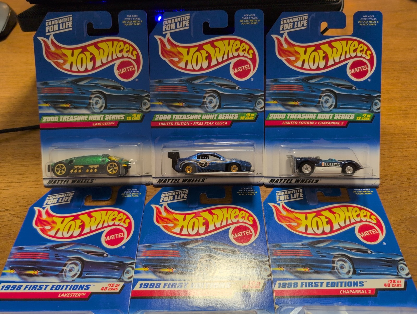 Hot Wheels Lot Of 6 (3) 2000 Treasure Hunts *Must See Pictures* BUY IT NOW! ~