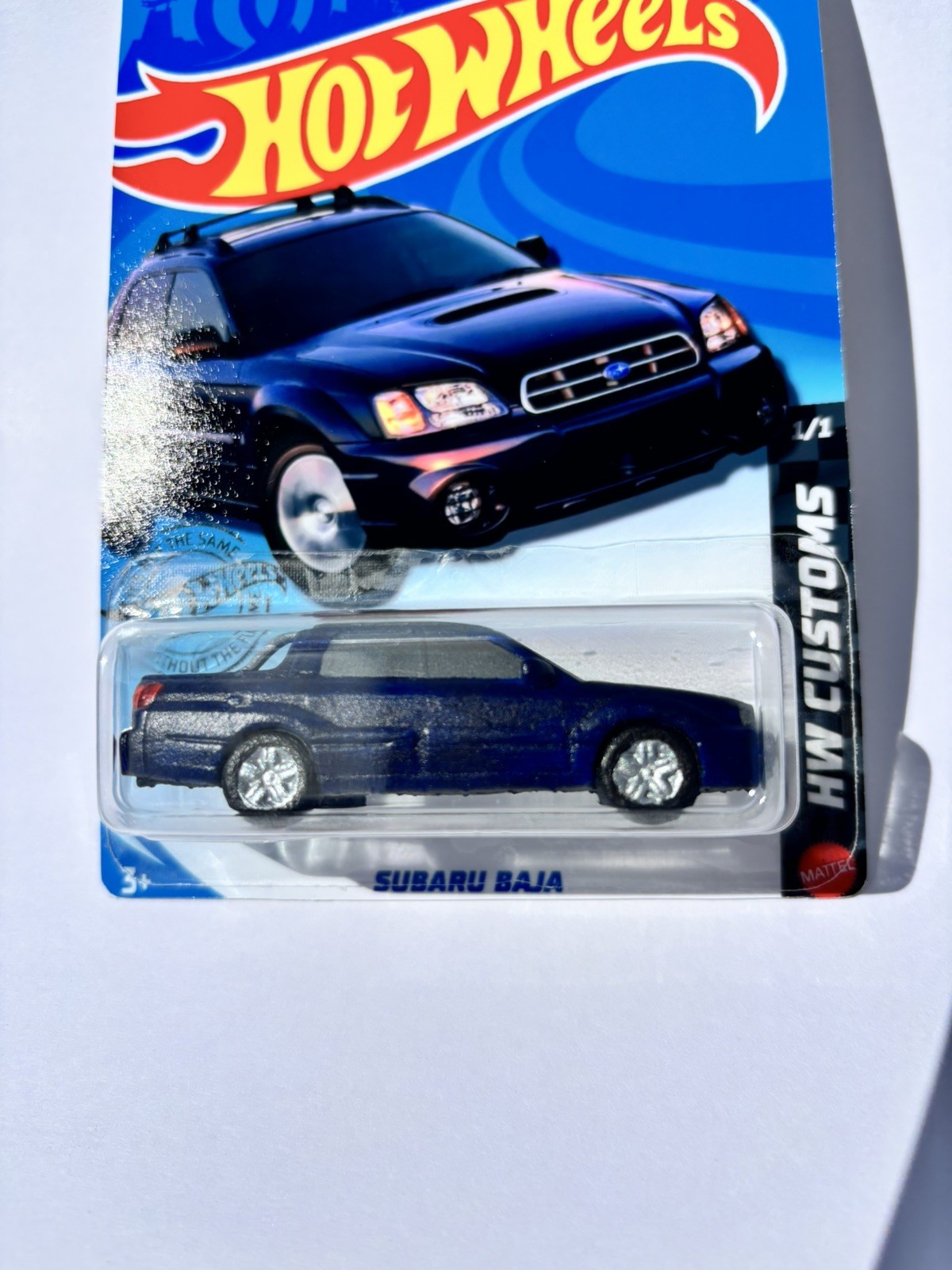 Hot Wheels Subaru Baja Custom Display Only Model 1:64 Blue