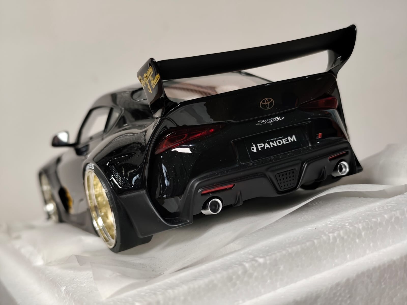 Top Speed Toyota Supra GR Pandem V1.0 1:18 Black Edition