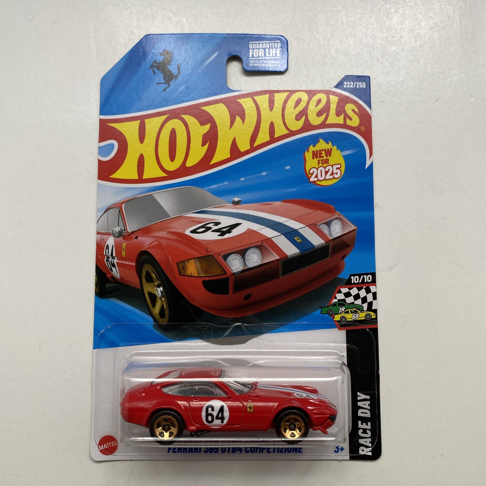 Hot Wheels Ferrari Lot Of 10 Different Cars F40 365 Gtb4 Sf90 12Cilindri New