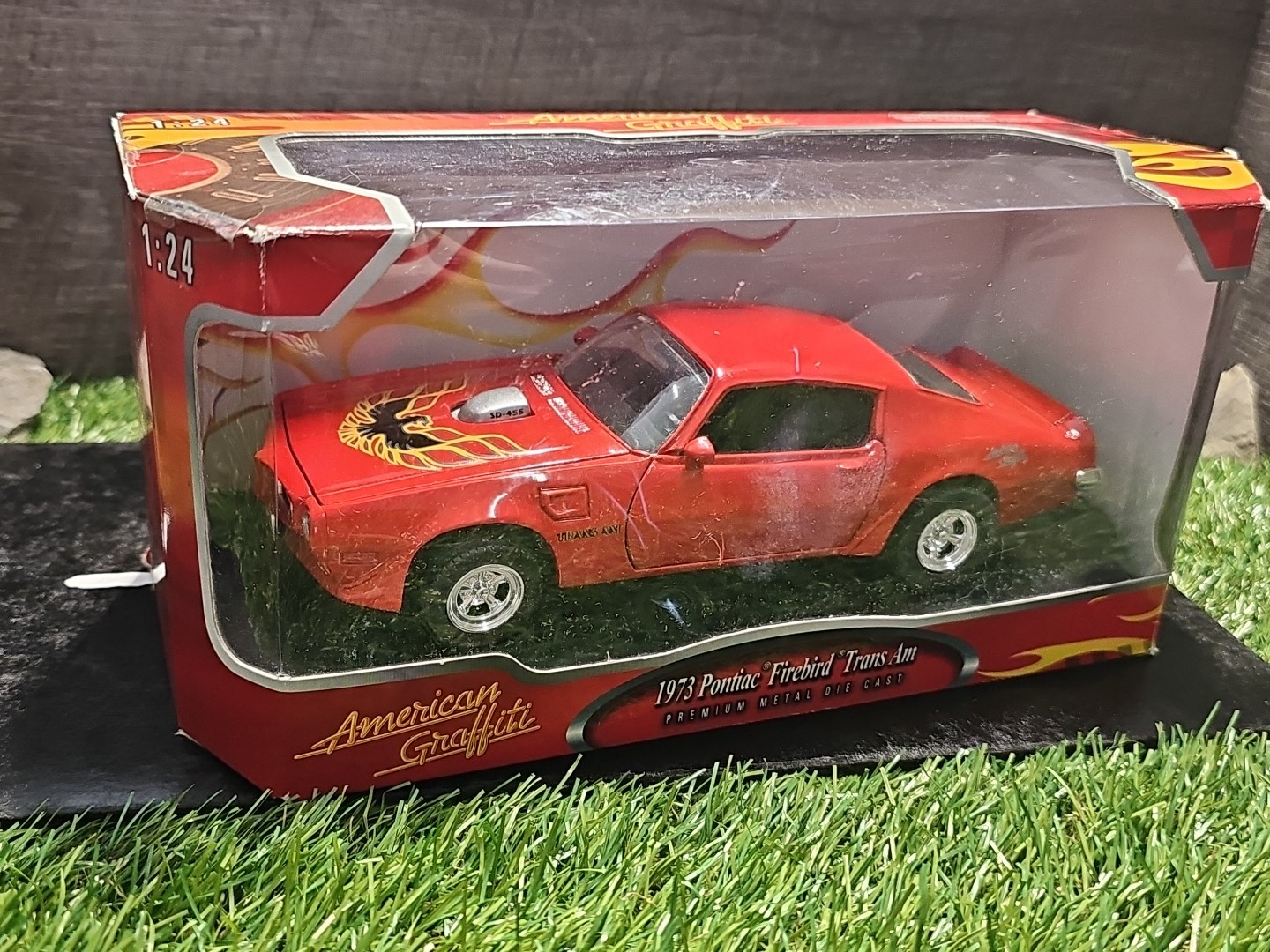 Motor Max American Graffiti 1973 Pontiac Firebird Trans Am 1:24 Scale Diecast