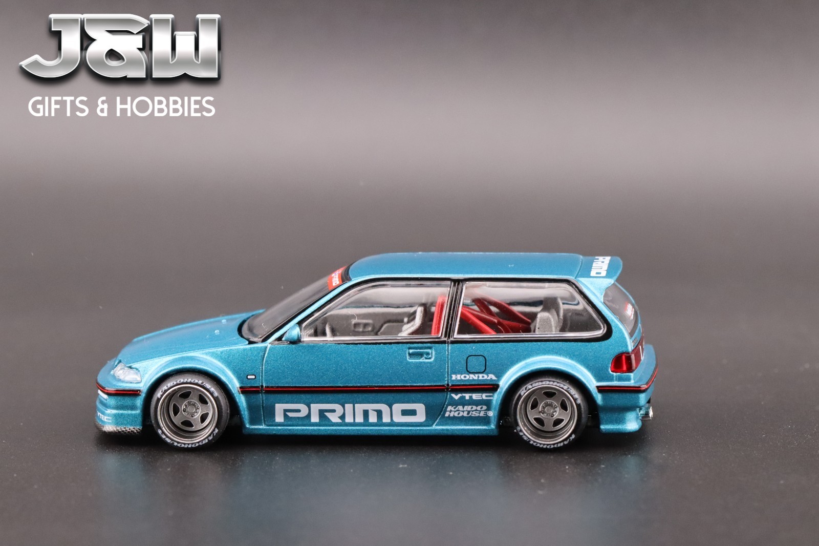 Kaido House x Mini GT Honda Civic EF Kaido Works V1 Tahitian Green #126 1/64
