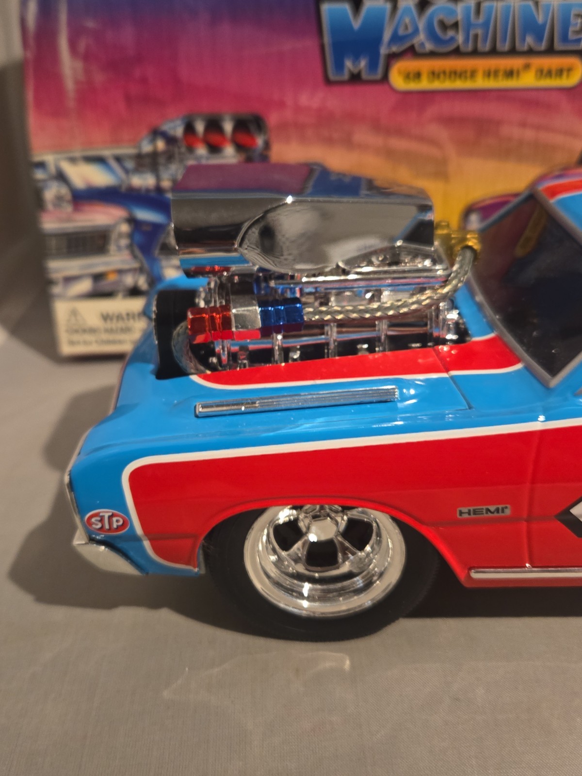 * READ* Muscle Machine Richard Petty #43 STP 1969 Dodge Dart 1:18 Diecast RARE