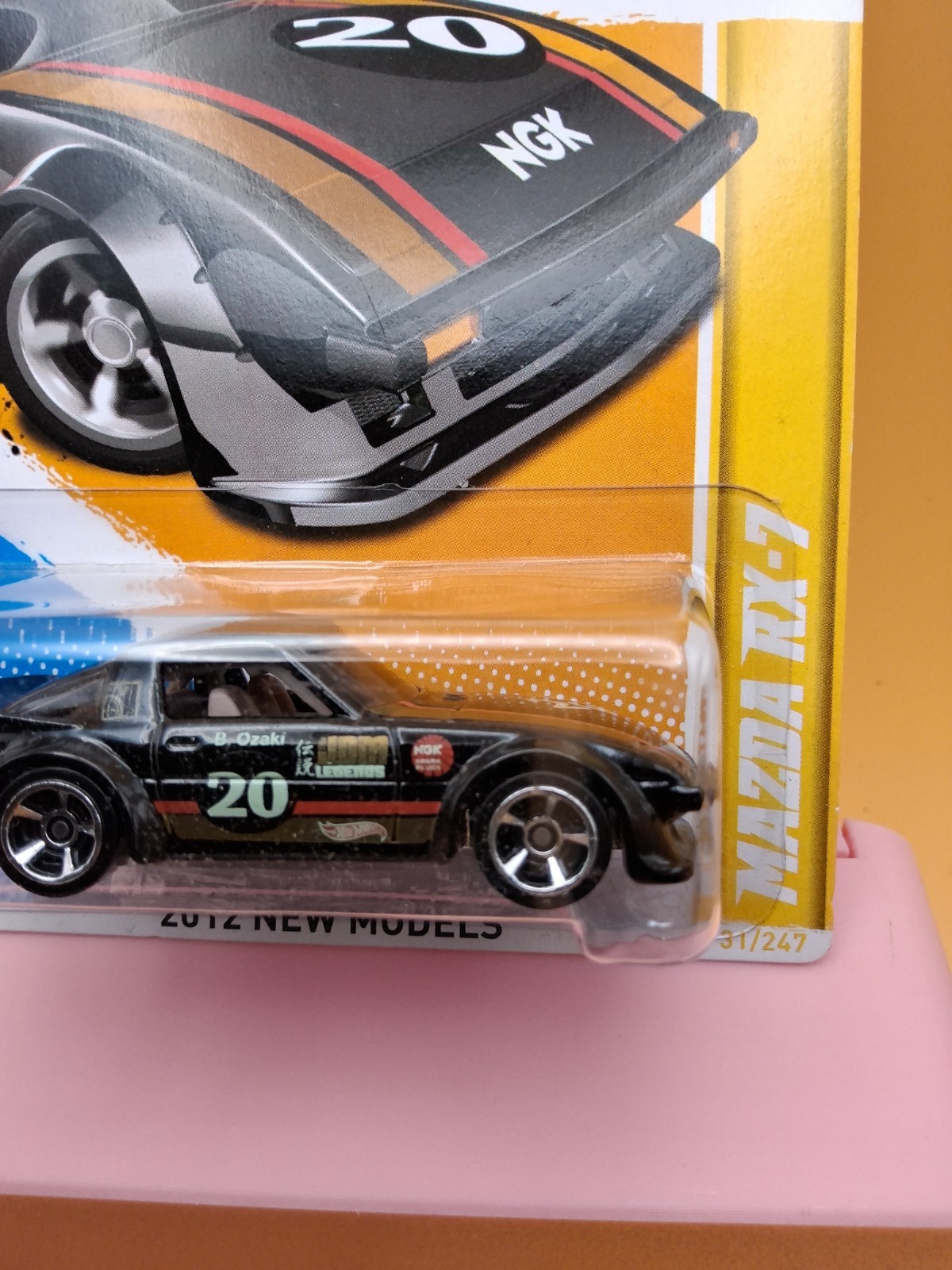 2012 Hot Wheels New Models 31/247 MAZDA RX-7 Black 🔥63