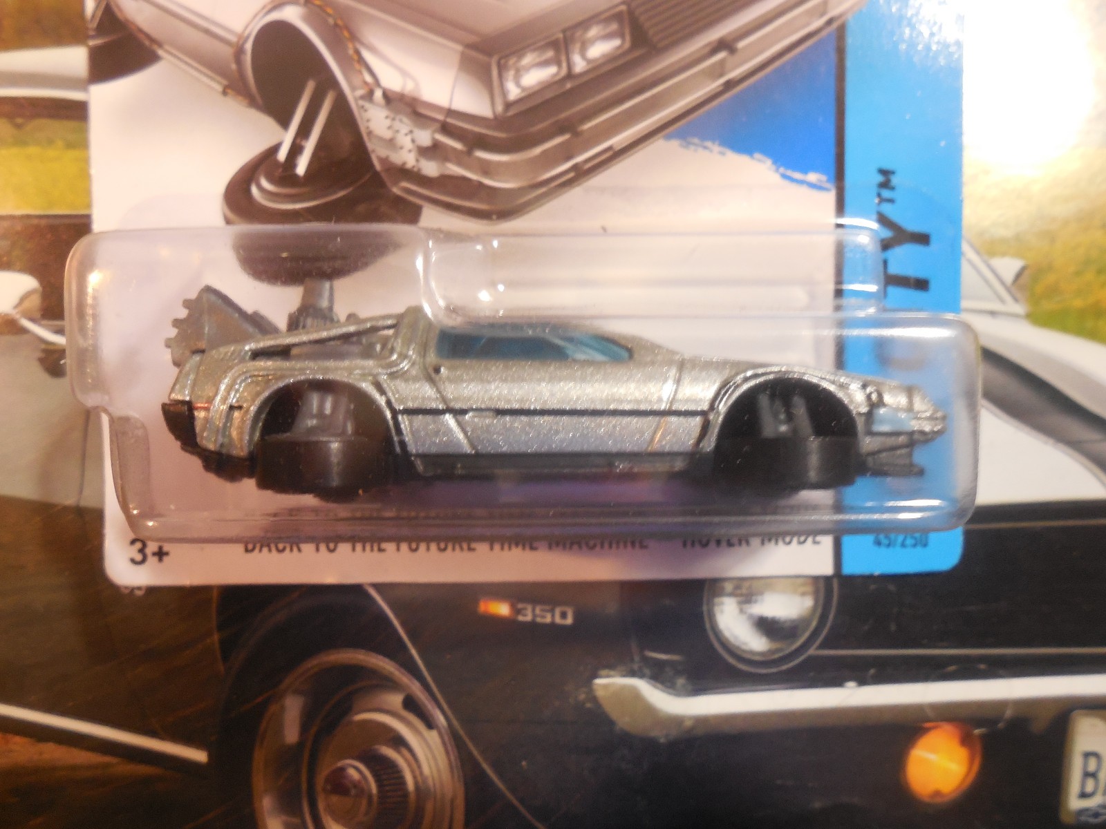 Hot Wheels 2015 Back to the Future Time Machine Hover Mode HW City 45/250 RARE