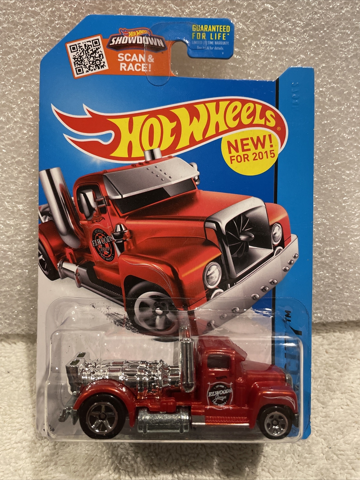 Hot Wheels 2015 FE Red Turbine Time Hauler First Editions CARDED BLISTERPACK