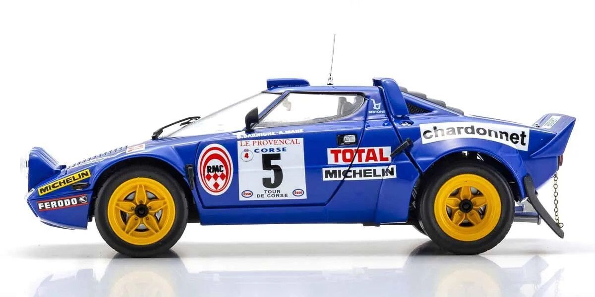 KYOSHO ORIGINAL 1/18scale Lancia Stratos HF 1976 Tour de Corse #5 No.KS08130C