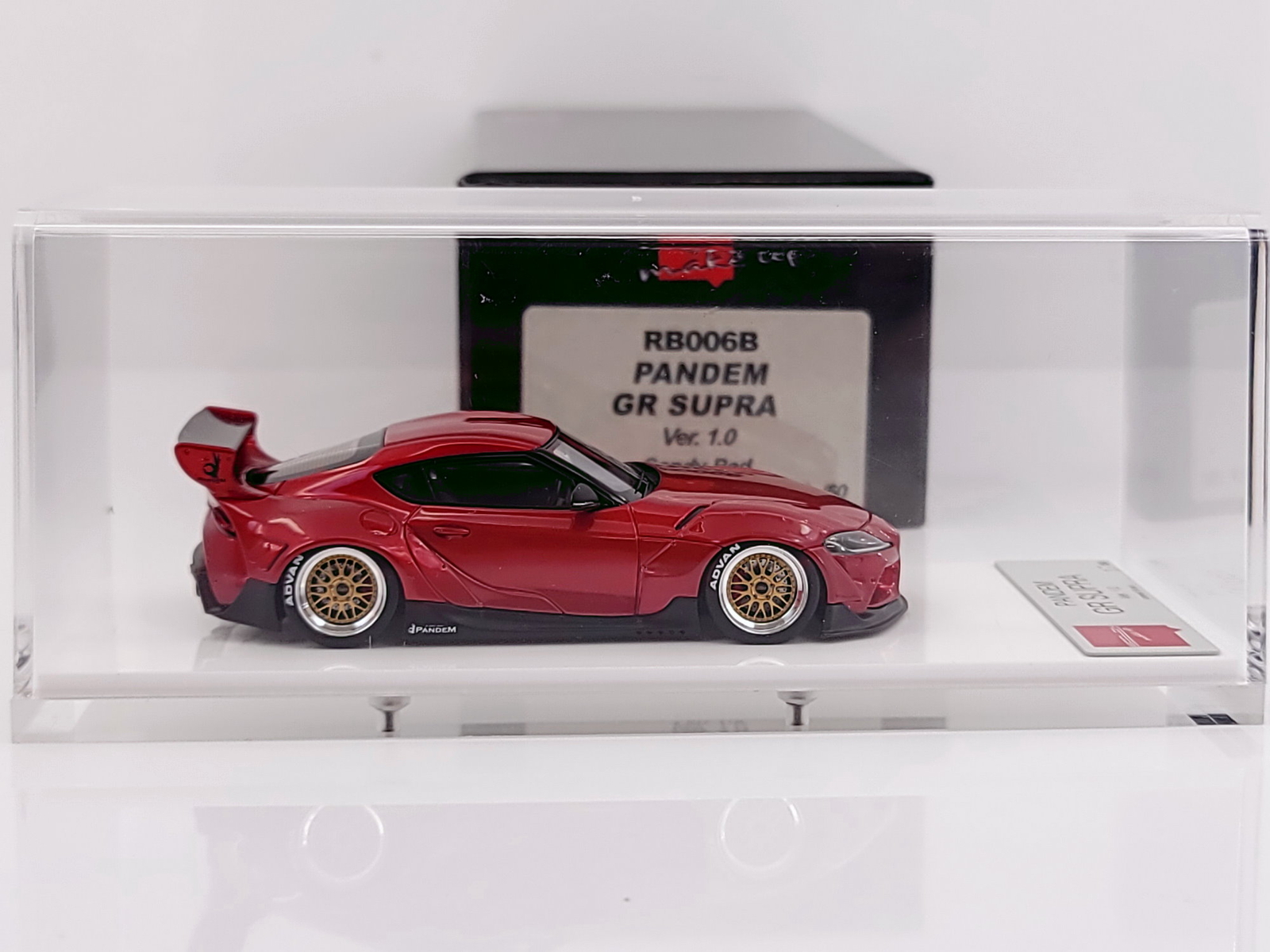 Make Up Eidolon 1:43 Pandem Toyota GR Supra(A90) Ver. 1.0 Candy Red(RB006B)LE 50