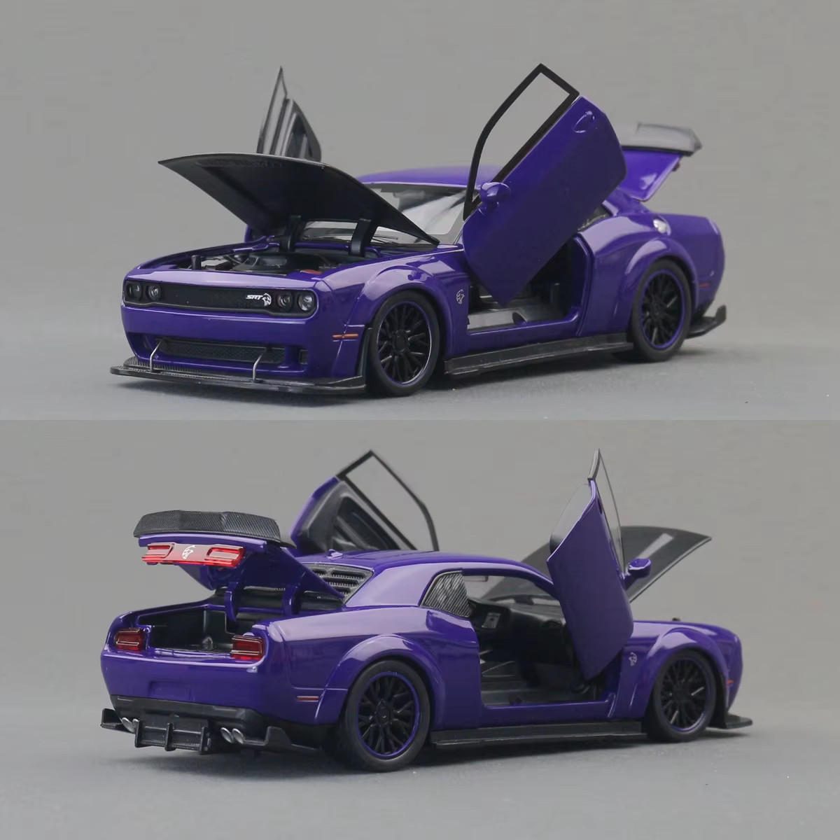 1:32 SRT Redeye Hellcat Alloy Musle Car Model Diecast Metal Sports Car Vehicles