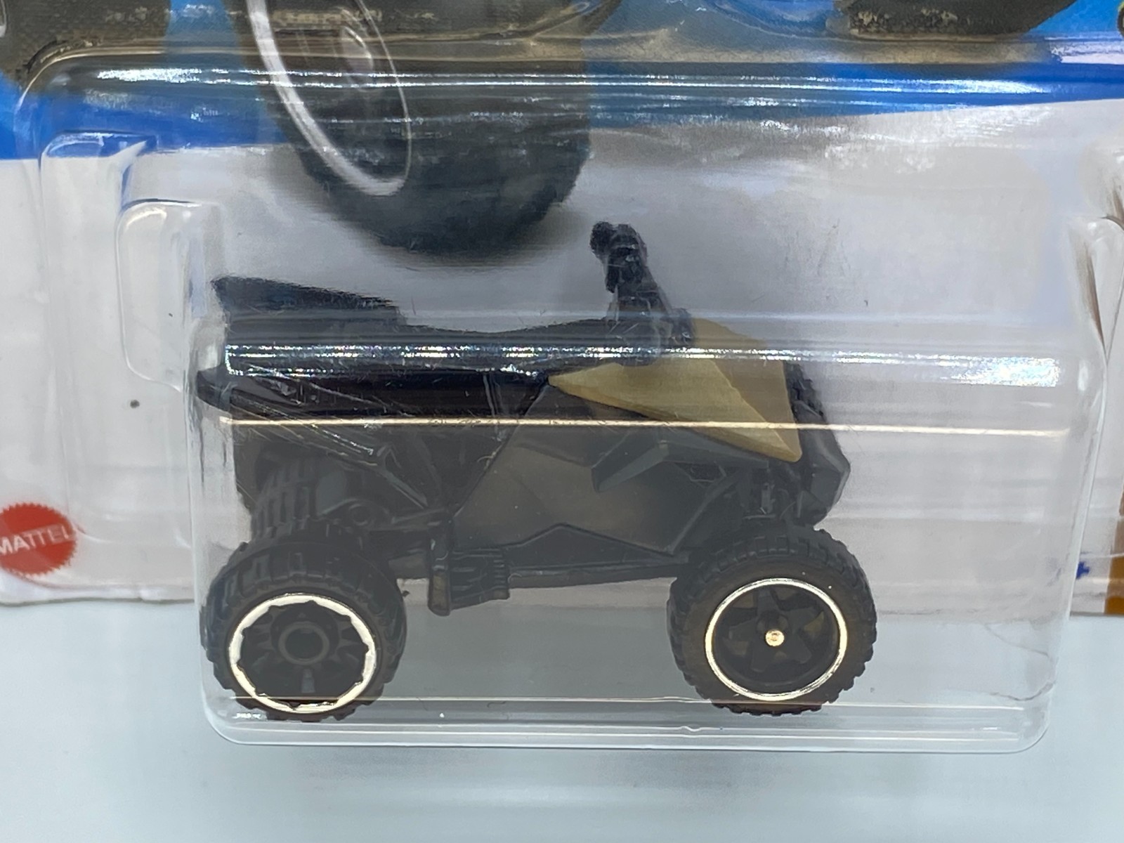 Hot Wheels 2025 TESLA CYBERQUAD HW Dirt Series 4/10 Black /Bronze – Nice.