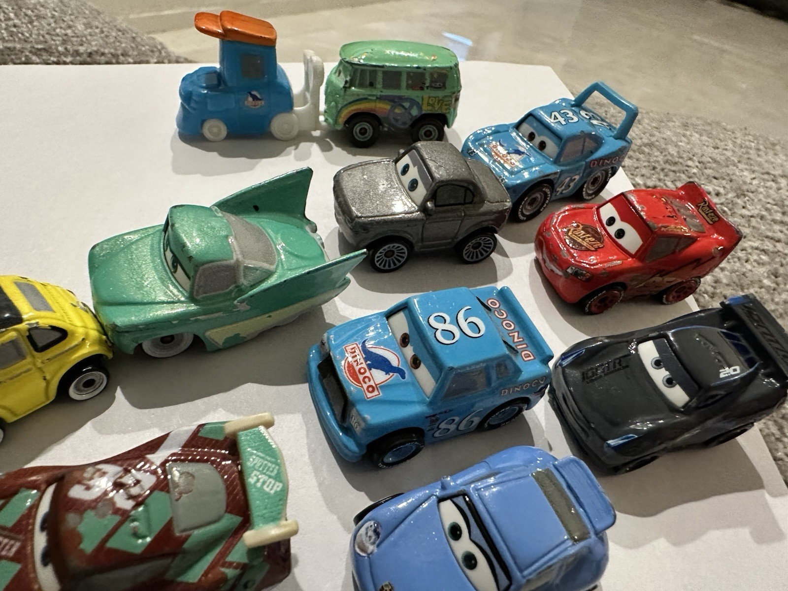 Lot of 18 Diecast Disney Pixar Cars Mini Racers